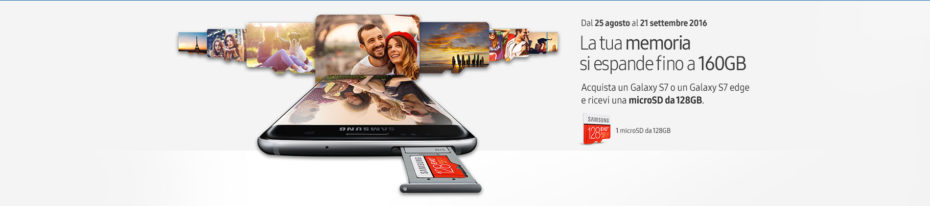 Promo Samsung La tua memoria si espande: micro SD gratis