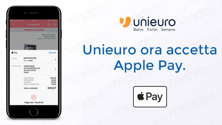 Apple Pay (ITALIA) e Unieuro