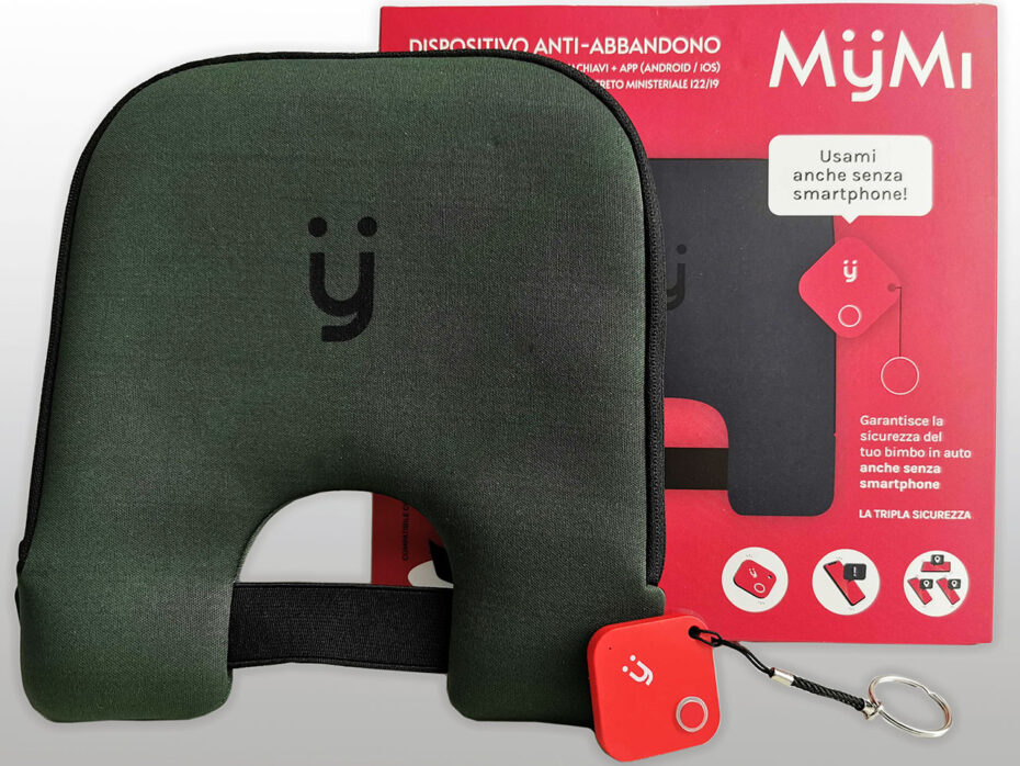 Dispositivo antiabbandono per bimbi in auto MyMi by Bluon