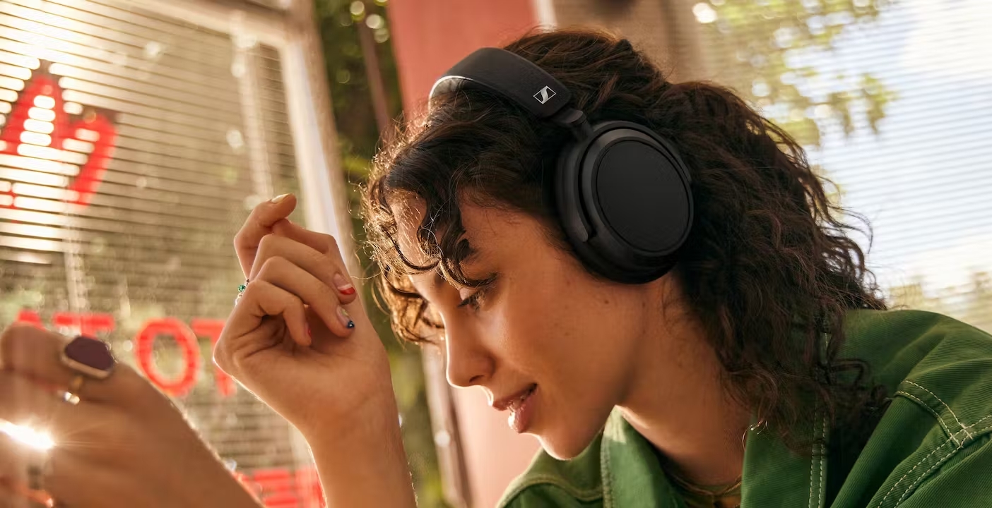 Sennheiser Accentum Cuffie Bluetooth Wireless Nere Con Cancellazione Del Rumore