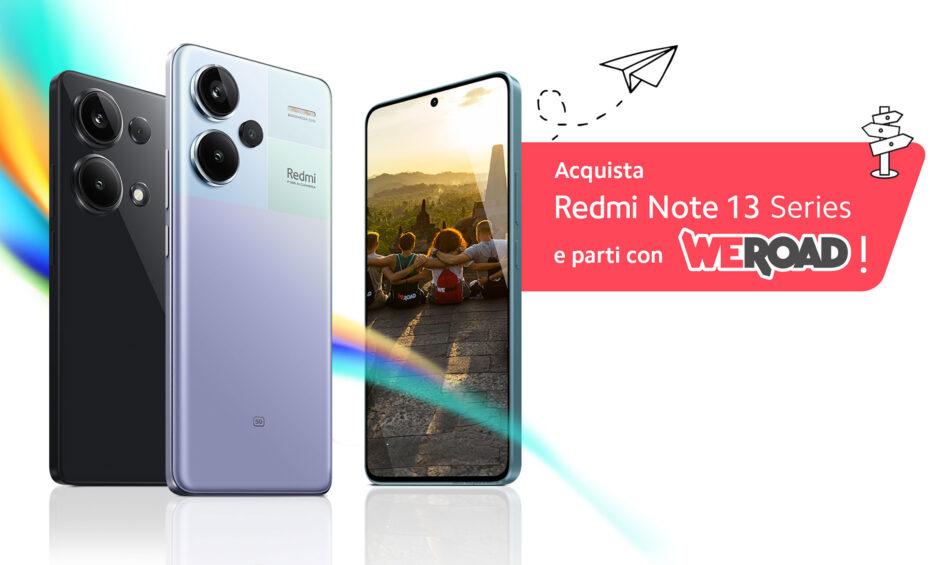 Acquista Redmi Note 13 Series e parti con WeRoad