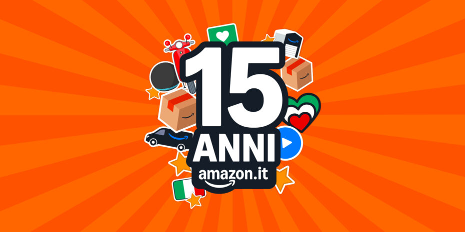 Amazon compie 15 anni in Italia