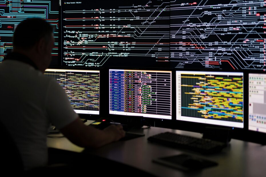 La sala operativa del Gruppo FS